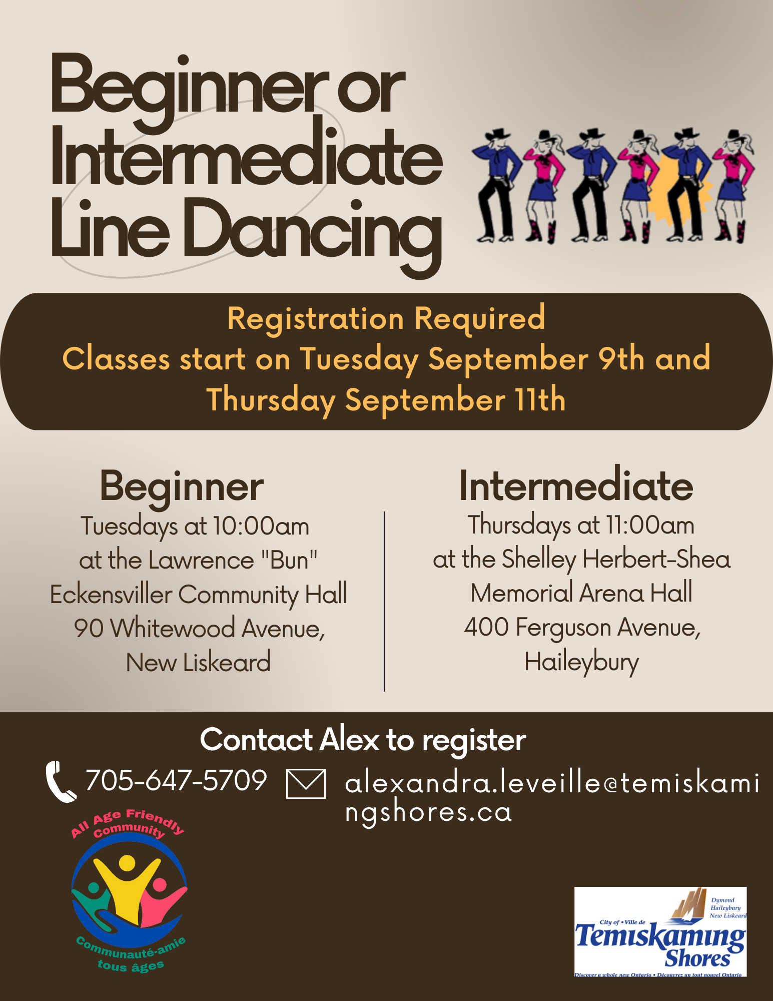 Beginner or Intermediate Line Dancing